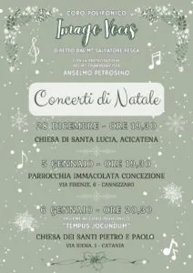 Locandina del concerto di Natale 2023