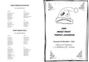 Programma dei concerti di Natale 2024