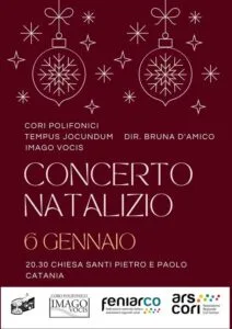 Locandina del Concerto dell'Epifania 2026
