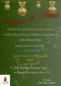 Locandina del concerto del 17 dicembre 2025